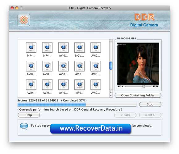 Screenshot of Photo Recovery for Mac