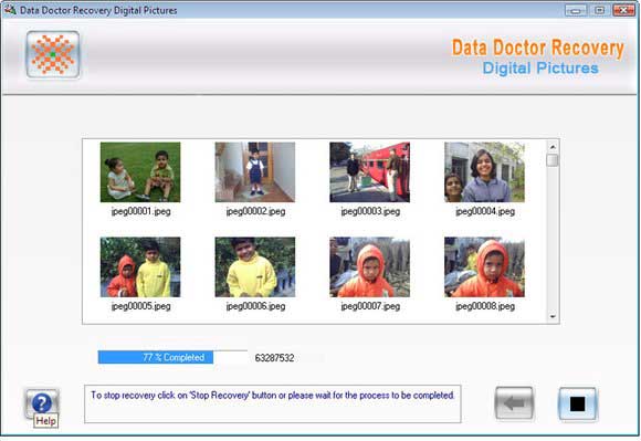 Screenshot of Digital Photo Recovery