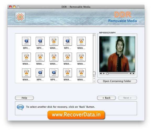 Screenshot of Mac Hard Drive Recover