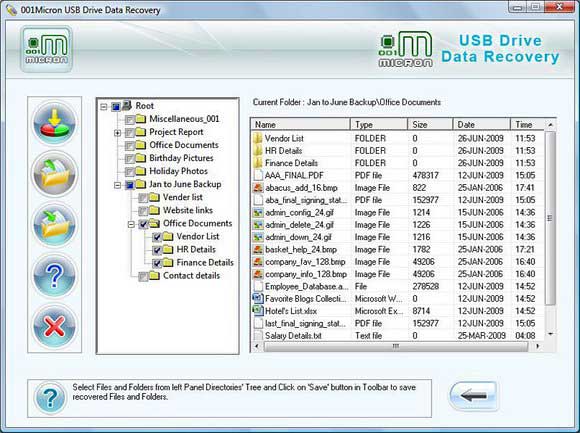 Data Recovery USB Memory Stick screen shot