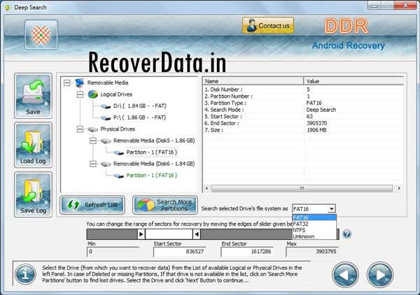 Recovery Data from Android