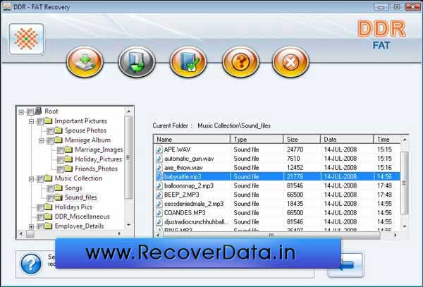 Screenshot of Fat Data Recovery Utilities