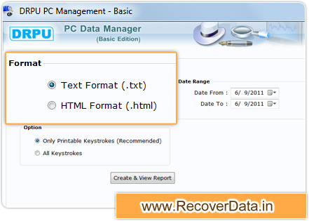 Keylogger Screenshot