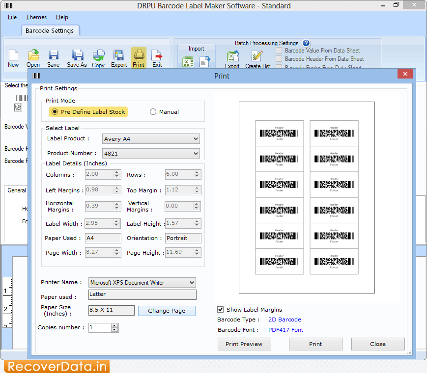 barcode label creator software