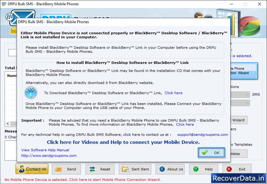 Mobile Phone Connection Wizard Mobile Phone Connection Wizard