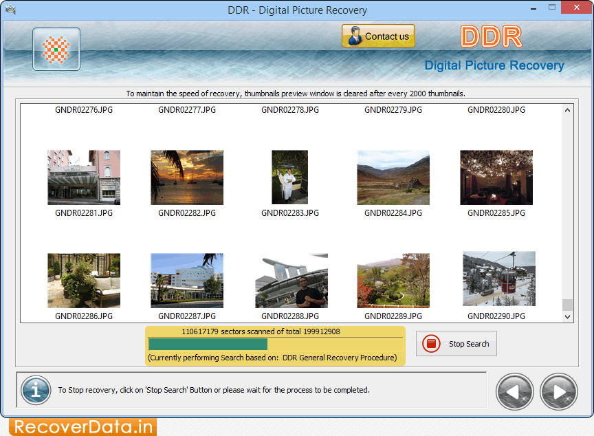 Digital Picture Recovery Screenshot