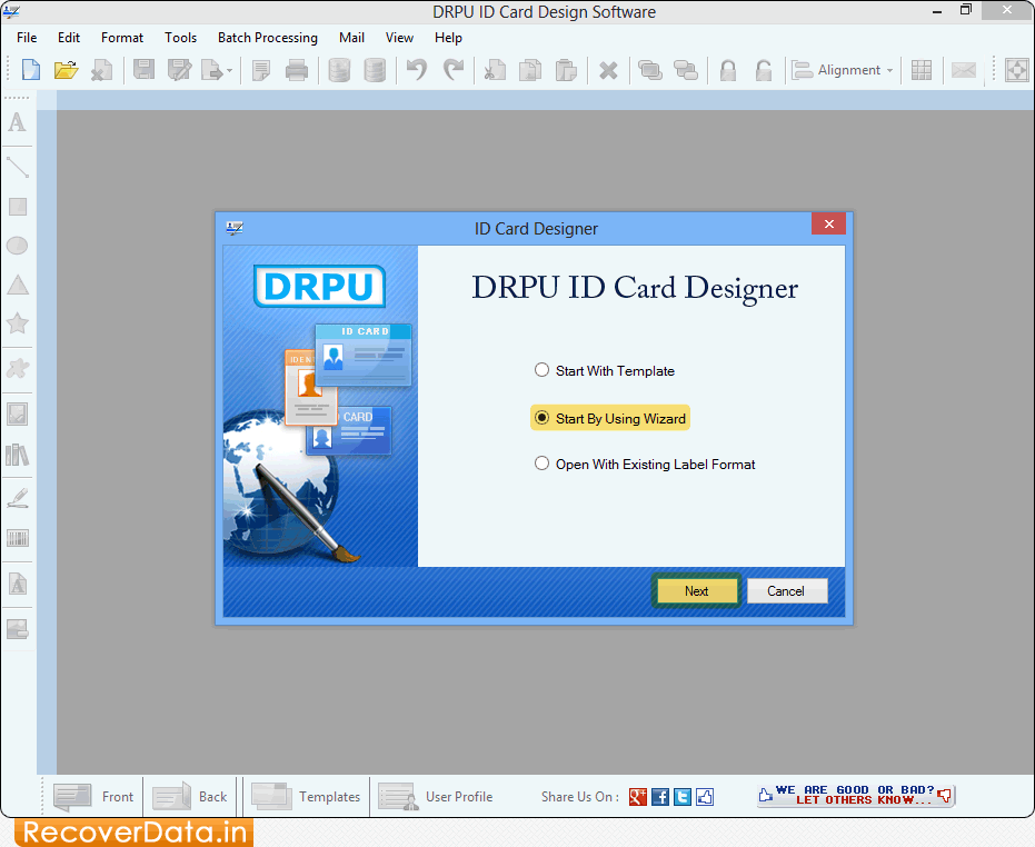 ID Card Designer Screenshots