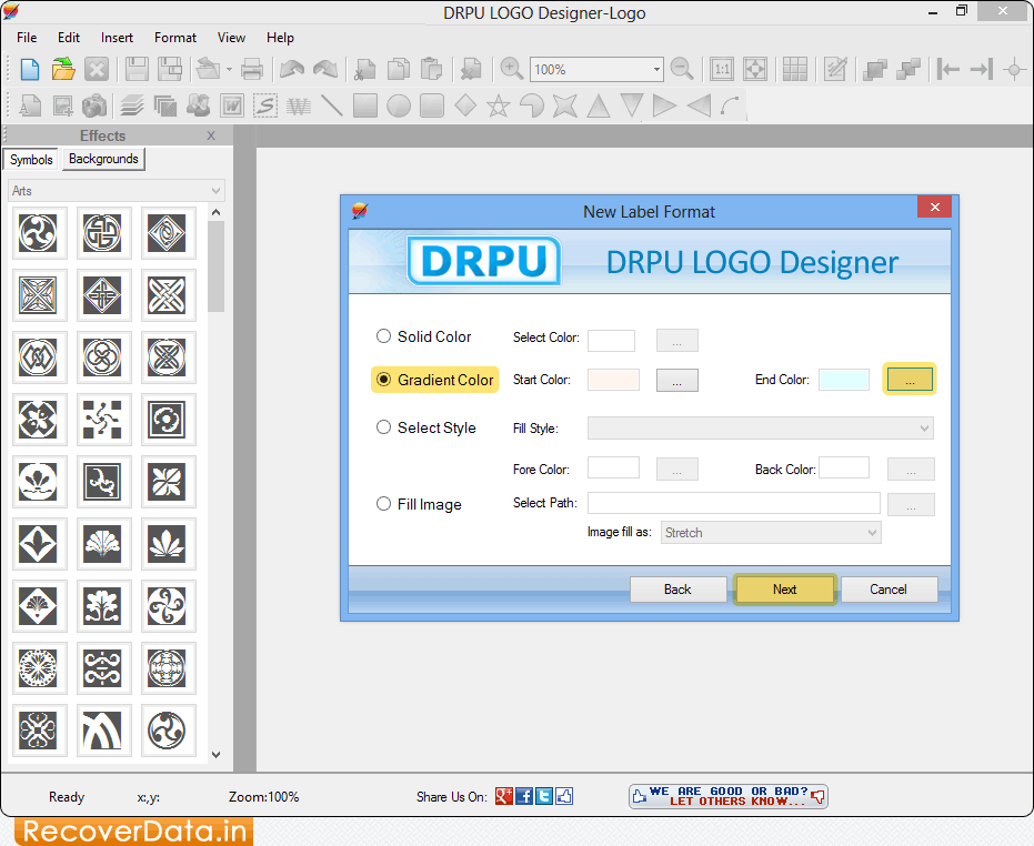 Logo Designer Screenshots