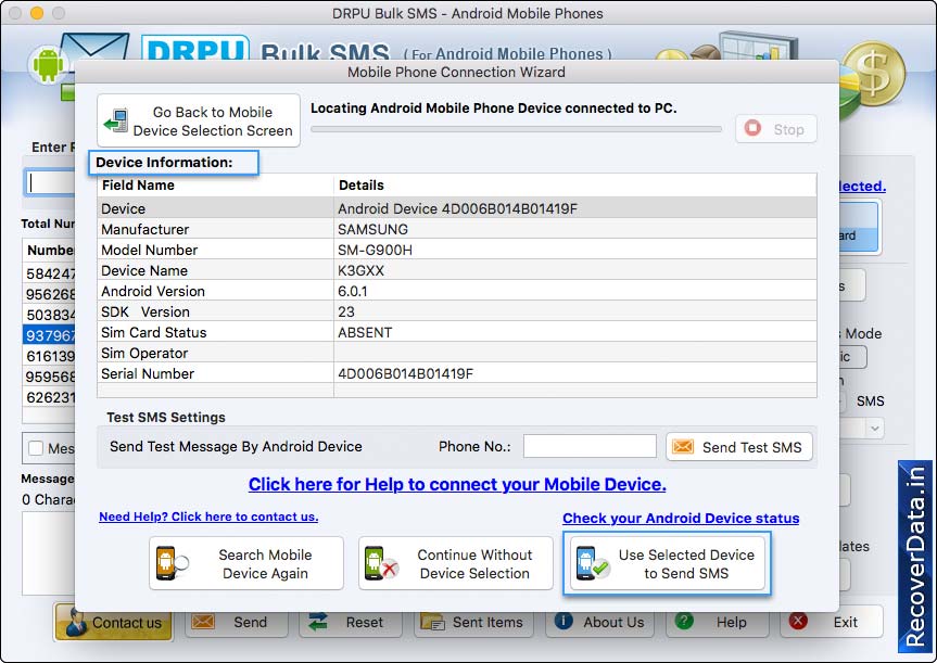 Add or Paste numbers Manually Add or Paste numbers Manually