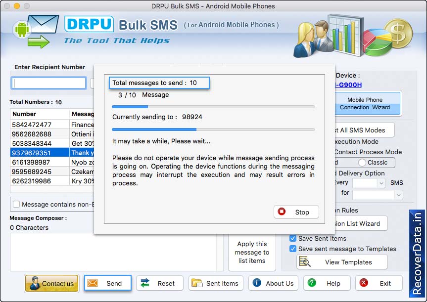 send bulk messages send bulk messages