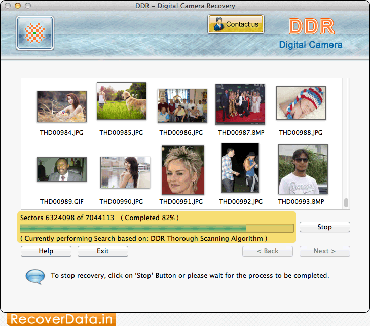 Mac Digital Camera Recovery Software Screenshots