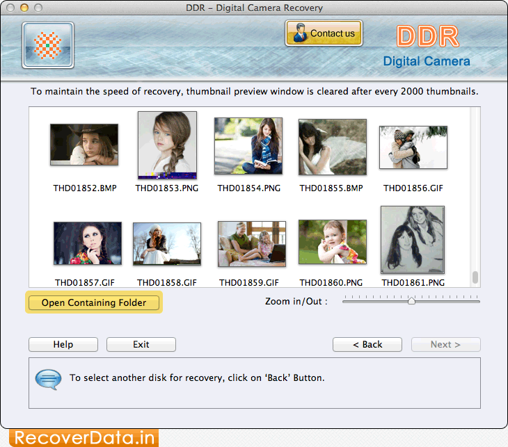Mac Digital Camera Recovery software screenshots Photo restoration