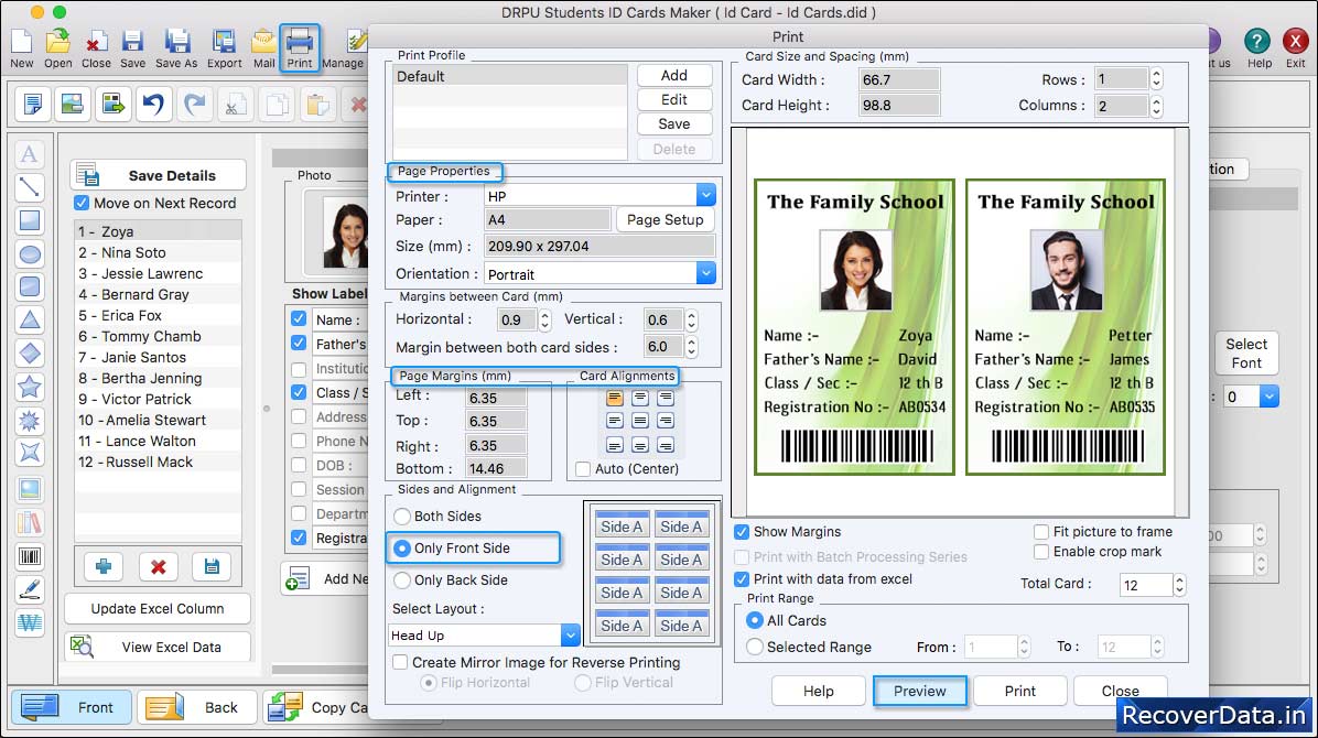 print Properties print Properties