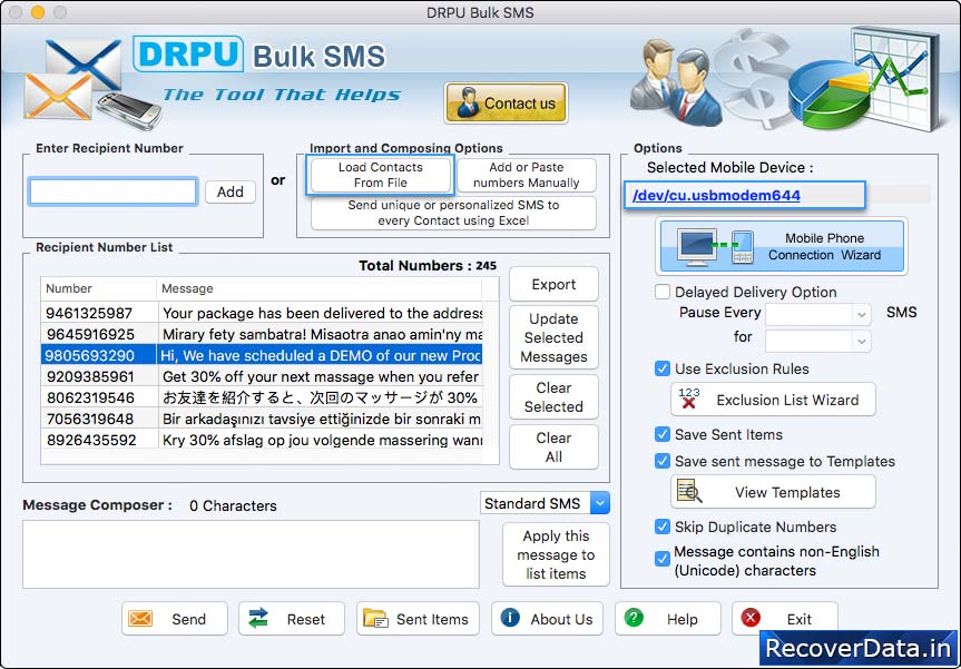 Sending Process Sending Process