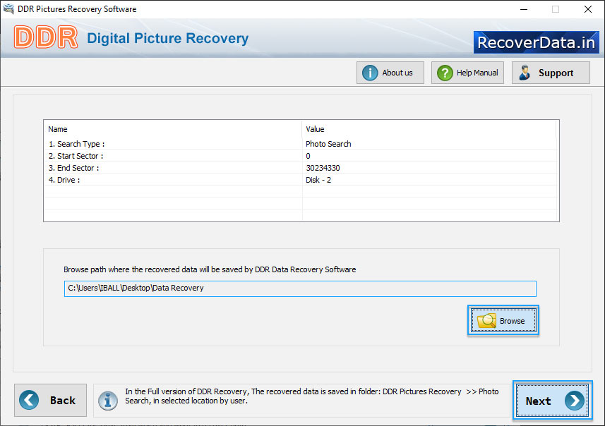 recovered pictures