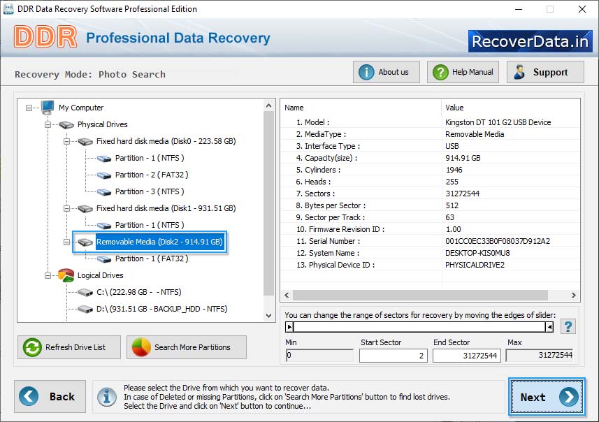 Select Partition Select Partition