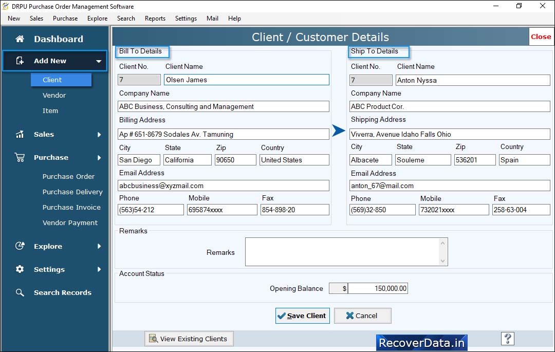   Purchase Order Management (Standard Edition