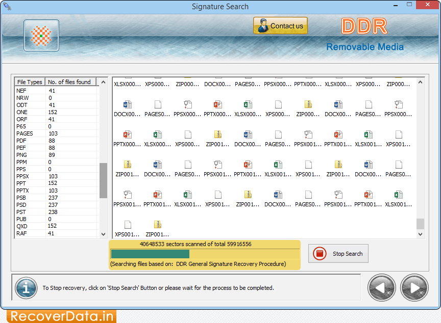 Removable Media Recovery Screenshots 