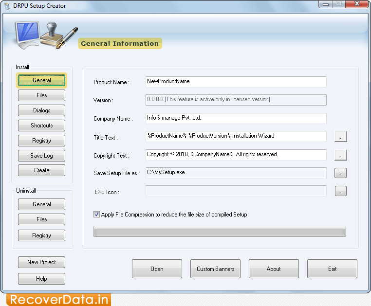 Setup Installer Software