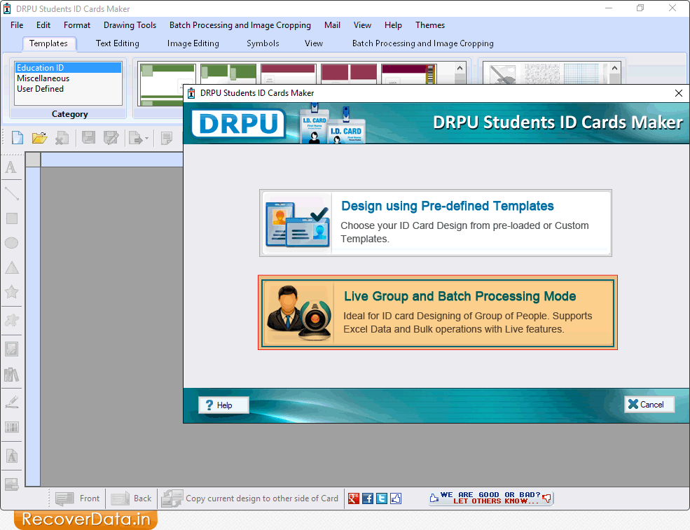 Computer Student Id Card