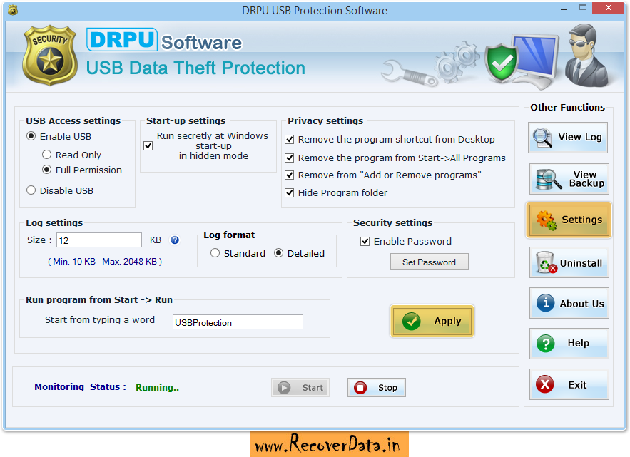 USB Activity Monitoring Software