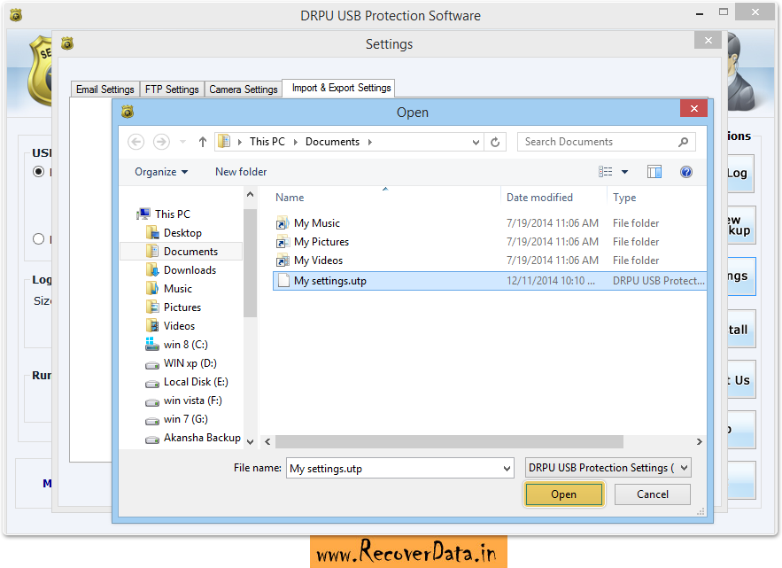 USB Activity Monitoring Software Screenshots Screenshots